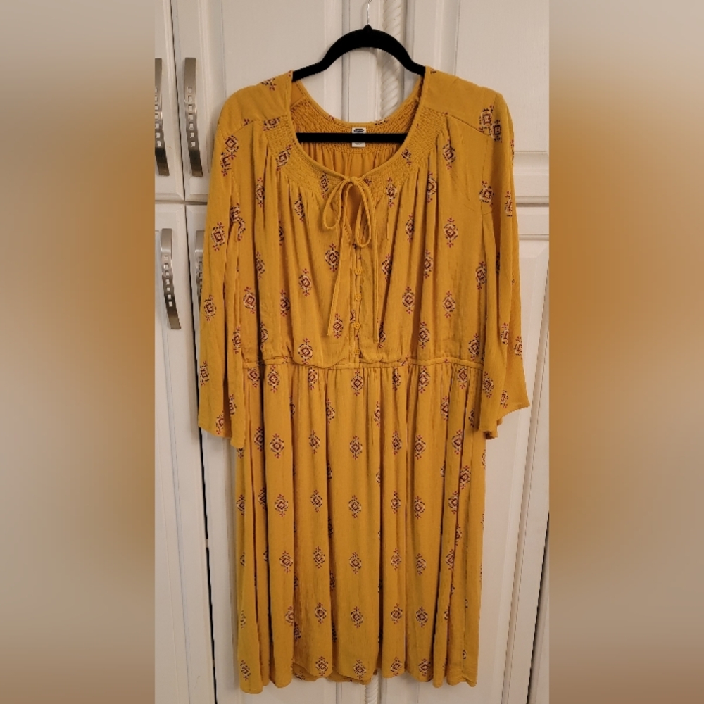 Old Navy Yellow Knit Dress